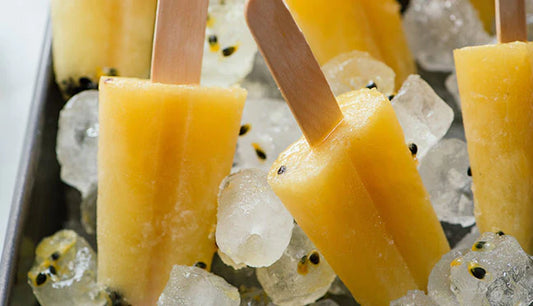 Pear & Passion Fruit Lollies